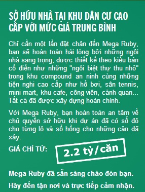 Dự án Mega Ruby Khang Điền cao tốc Long Thành Dầu Dây Quận 9 TPHCM 01